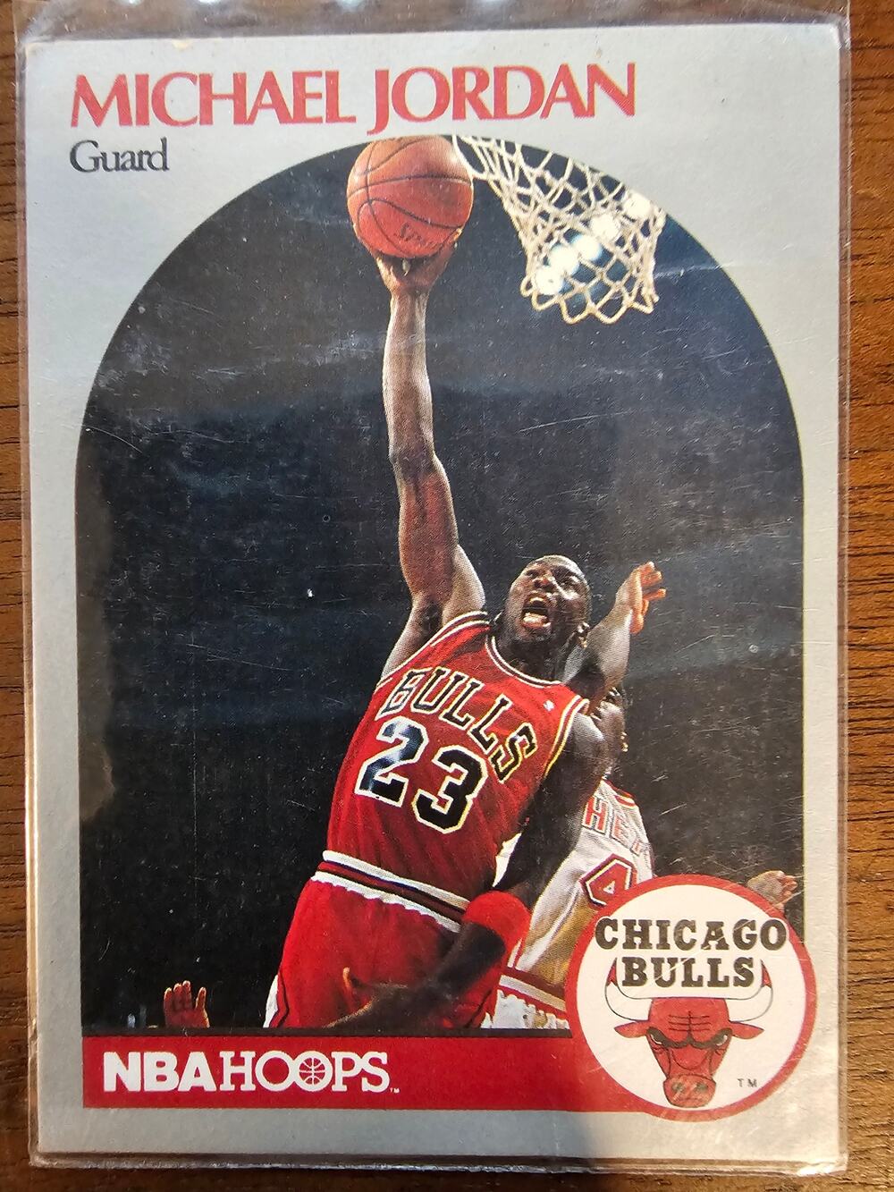 Michael Jordan 1990-1991 NBA Hoops #65 - Chicago Bulls - NBA